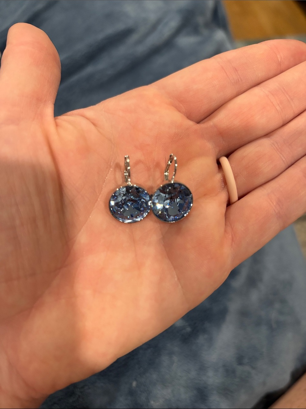 Blue earrings